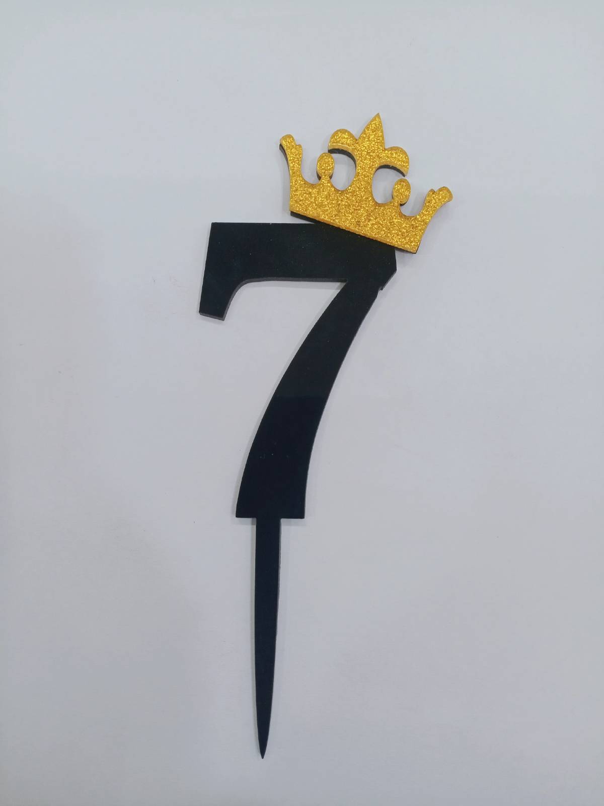 Black and Gold number topper