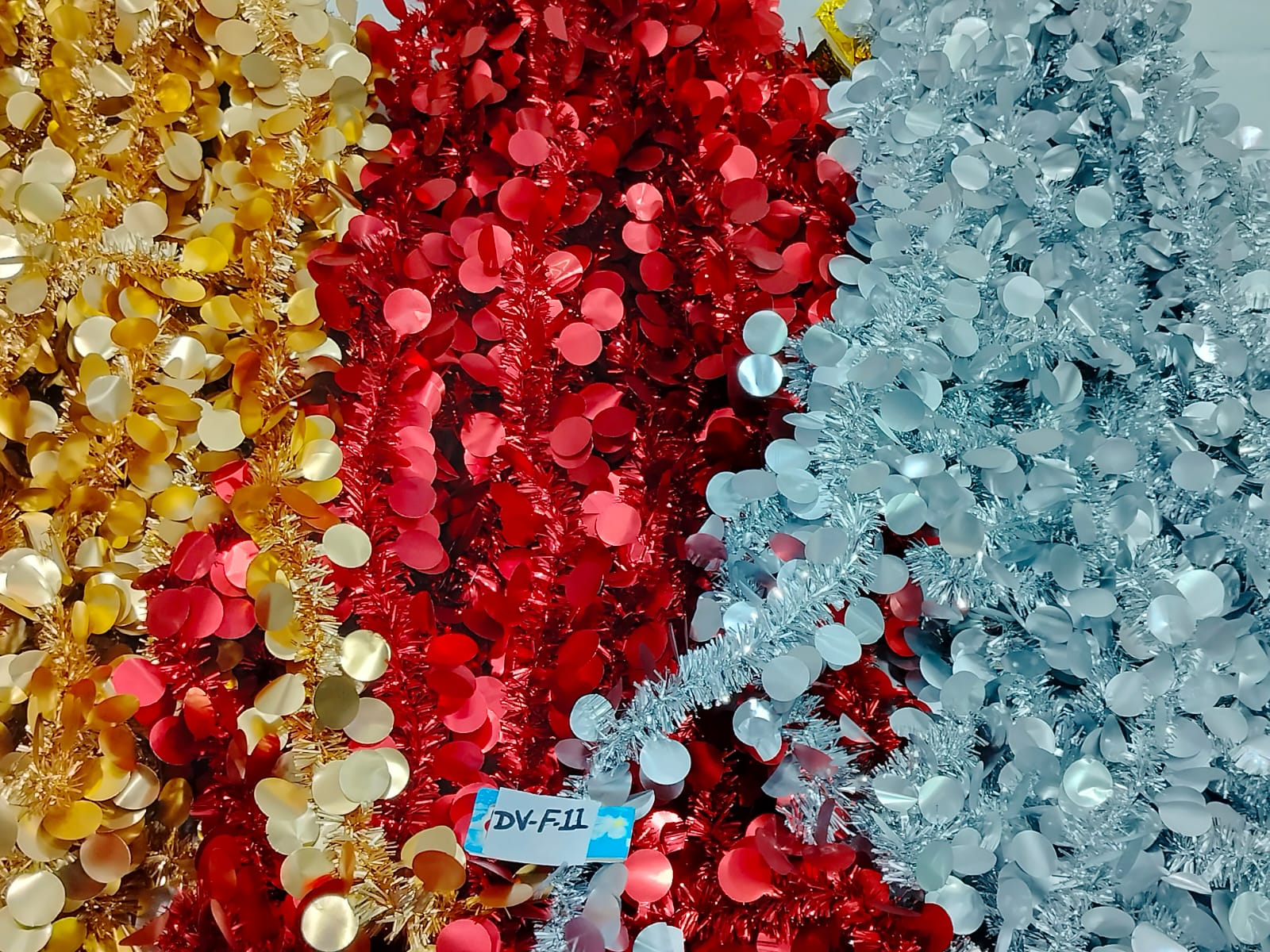 Metallic Round Sequin Decoration Garland (Dv-F-11)