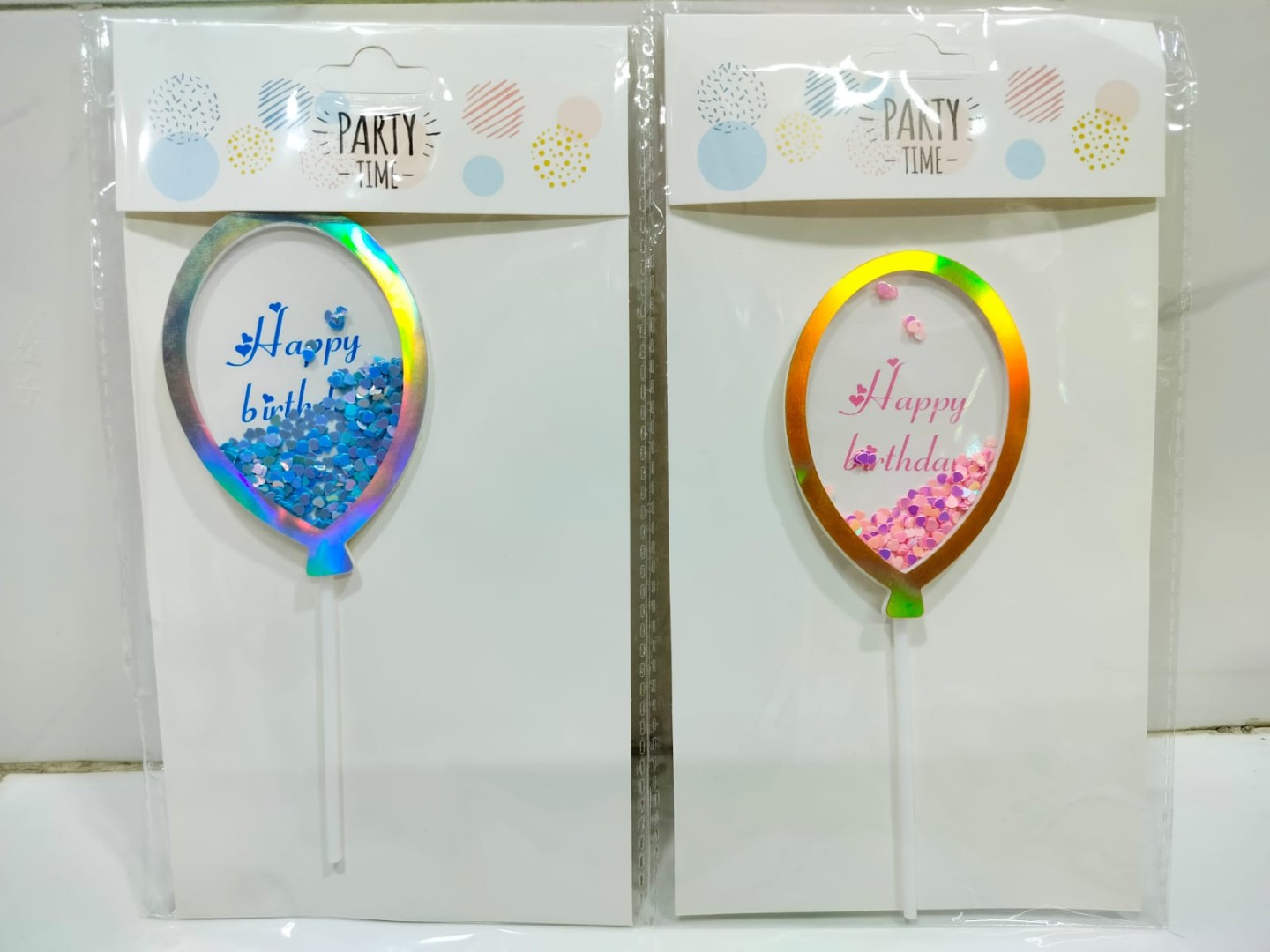 TRASPERANT CAKE TOPPER
