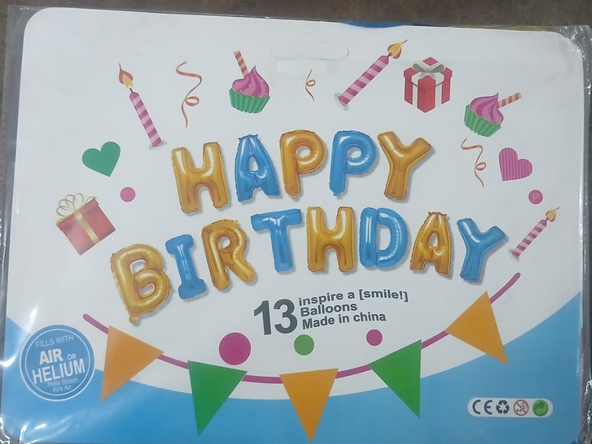 HAPPY BIRTHDAY FOIL BALLOON