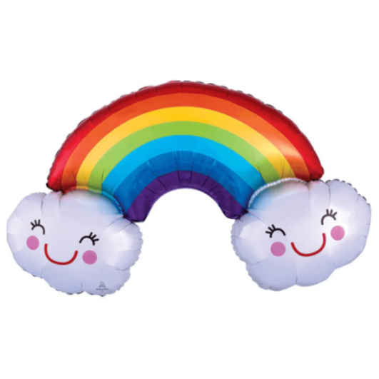 Rainbow Foil Balloon (50Pcs Loose Packing) 