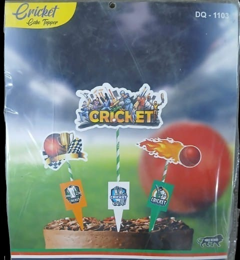 CRICKET CAKE TOPPER 