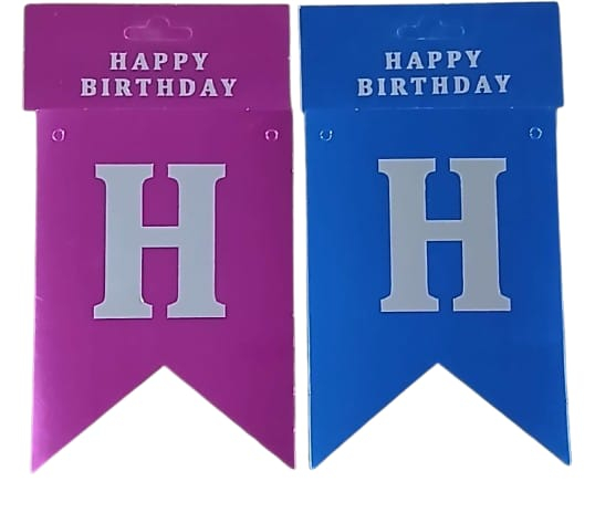 HBD Metallic Banner