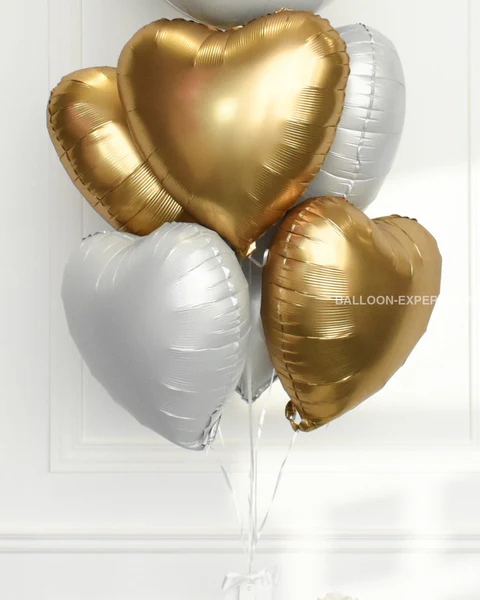 Heart Foil Balloon (10Pcs pack) 