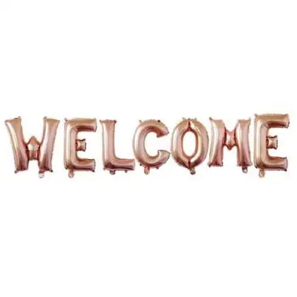 WELCOME FOIL BALLOON