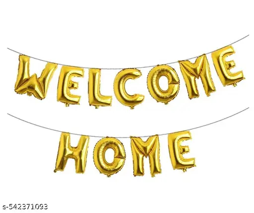 WELCOME HOME FOIL BALLOON