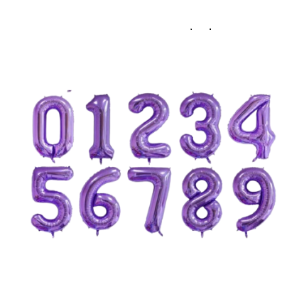 32'' NUMBER FOIL BALLOON 