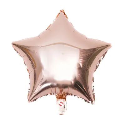 Rosegold Star Foil Balloon (50Pcs Loose Packing) 