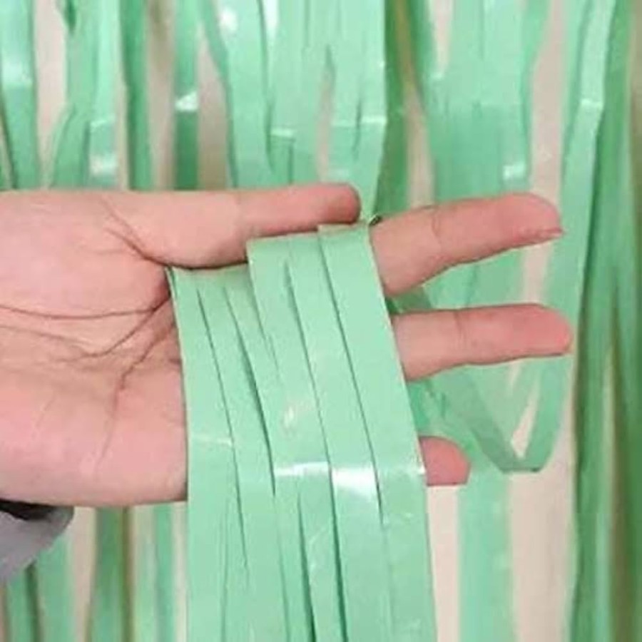 Green Pastel Curtain