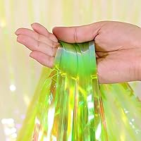 Shining Iridescent Curtain (Green)