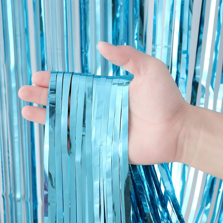 Sky Blue Curtain 3*6