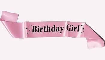 Birthday Girl Sash 