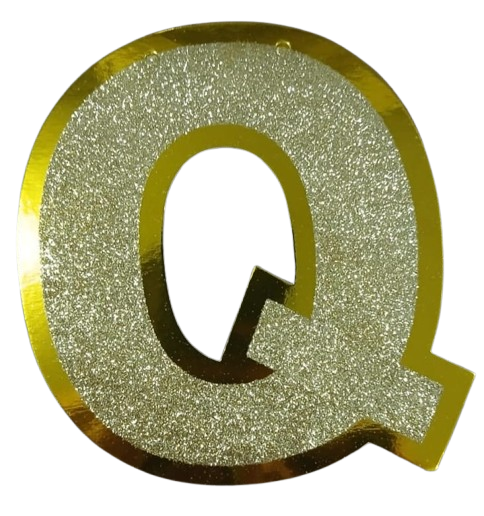 1PCS GLITTER ALPHBET