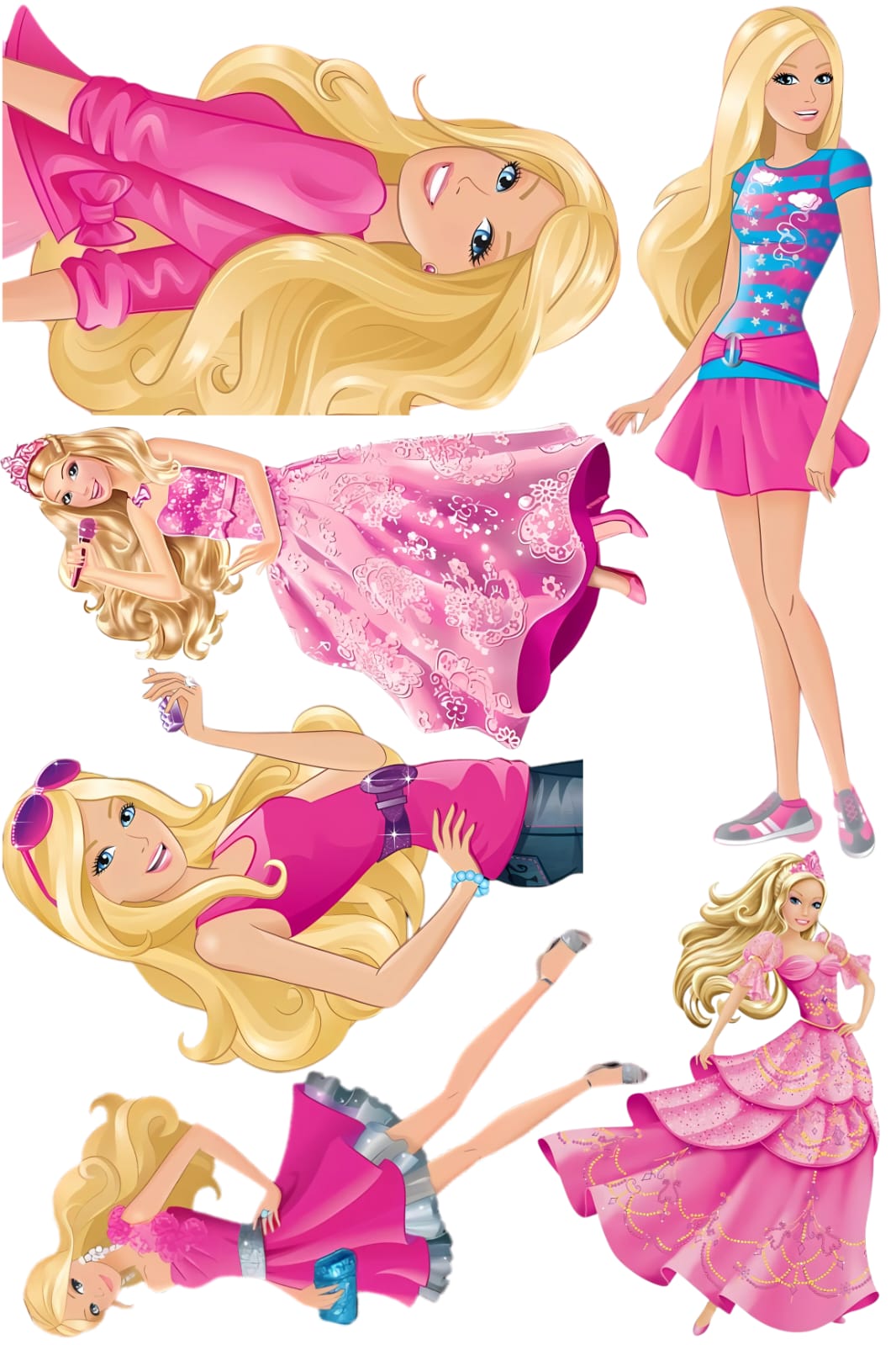  Barbie Fashion Cut Out 
