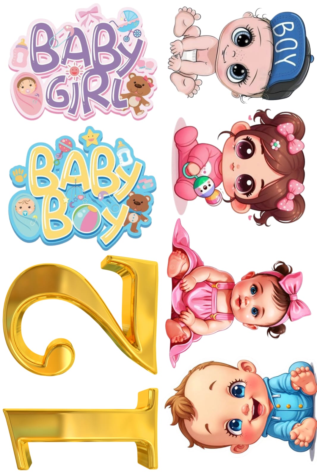 Baby Shower Cut Out 