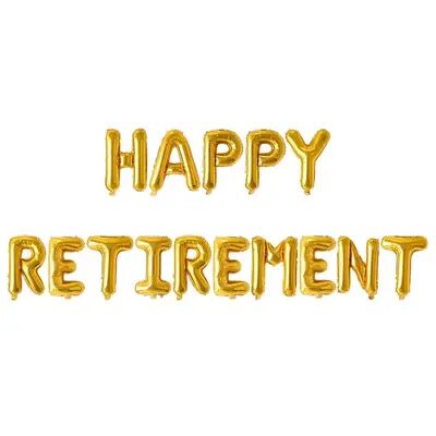 Happy Retirement Foil Balloon 