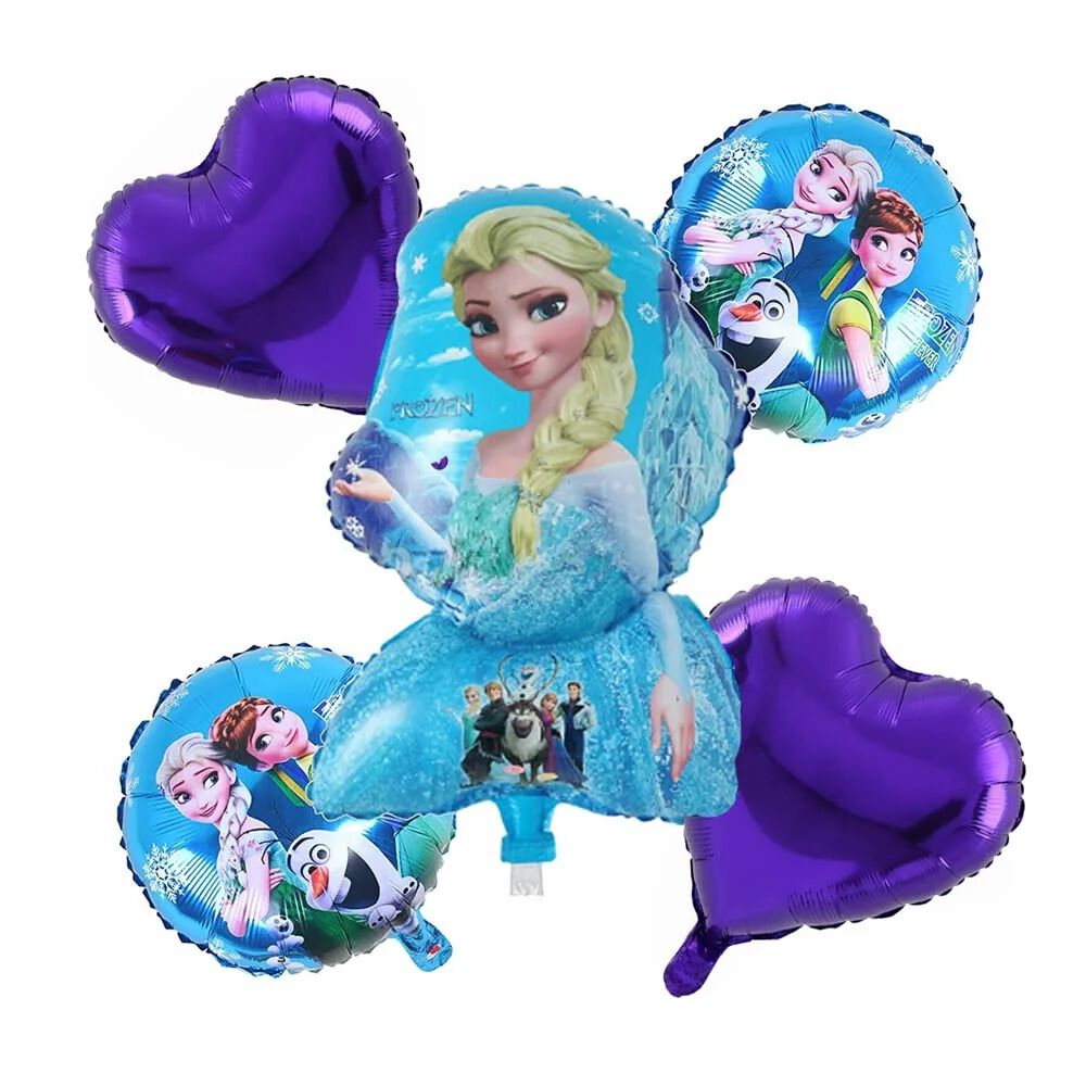 5pcs Frozen Foil Balloon