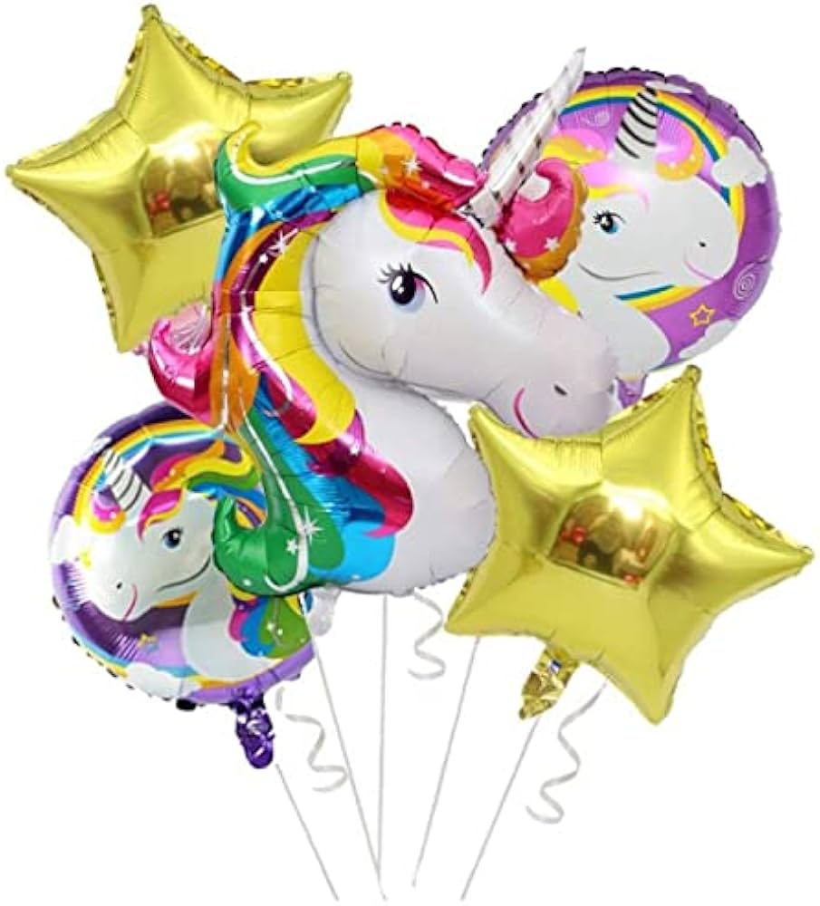 5Pcs Unicron Foil Balloon