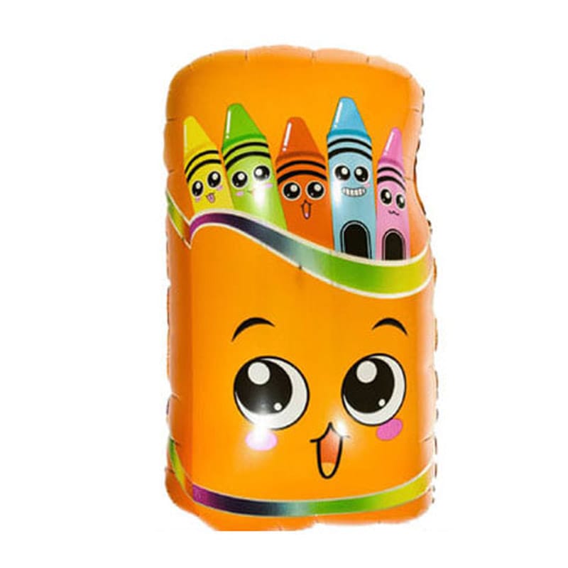 1pcs Crayon Bag Foil Balloon