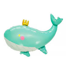 1Pcs Whale Foil Balloon