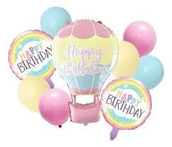 Parachute Foil Balloon Set 
