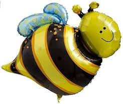 Honey Bee Foil Balloon