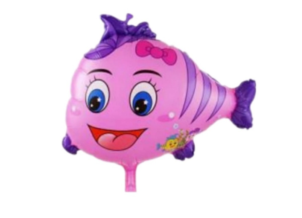 1Pcs Fish Foil Balloon