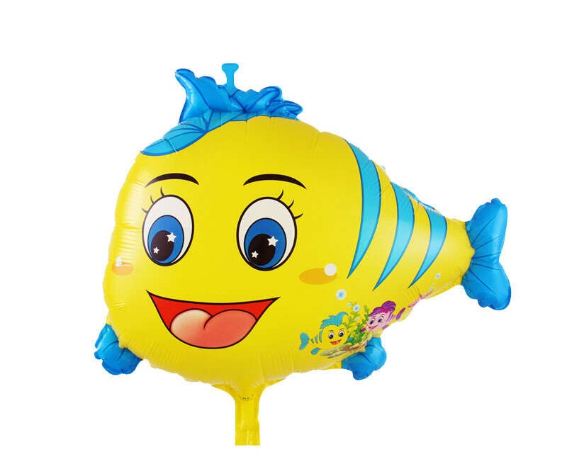 1Pcs Fish Foil Balloon