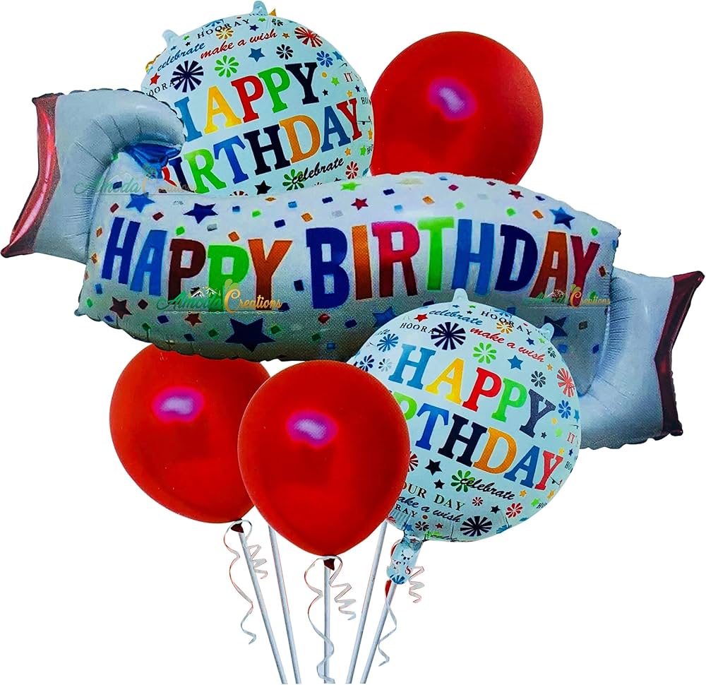 6Pcs Foil Balloon Set 
