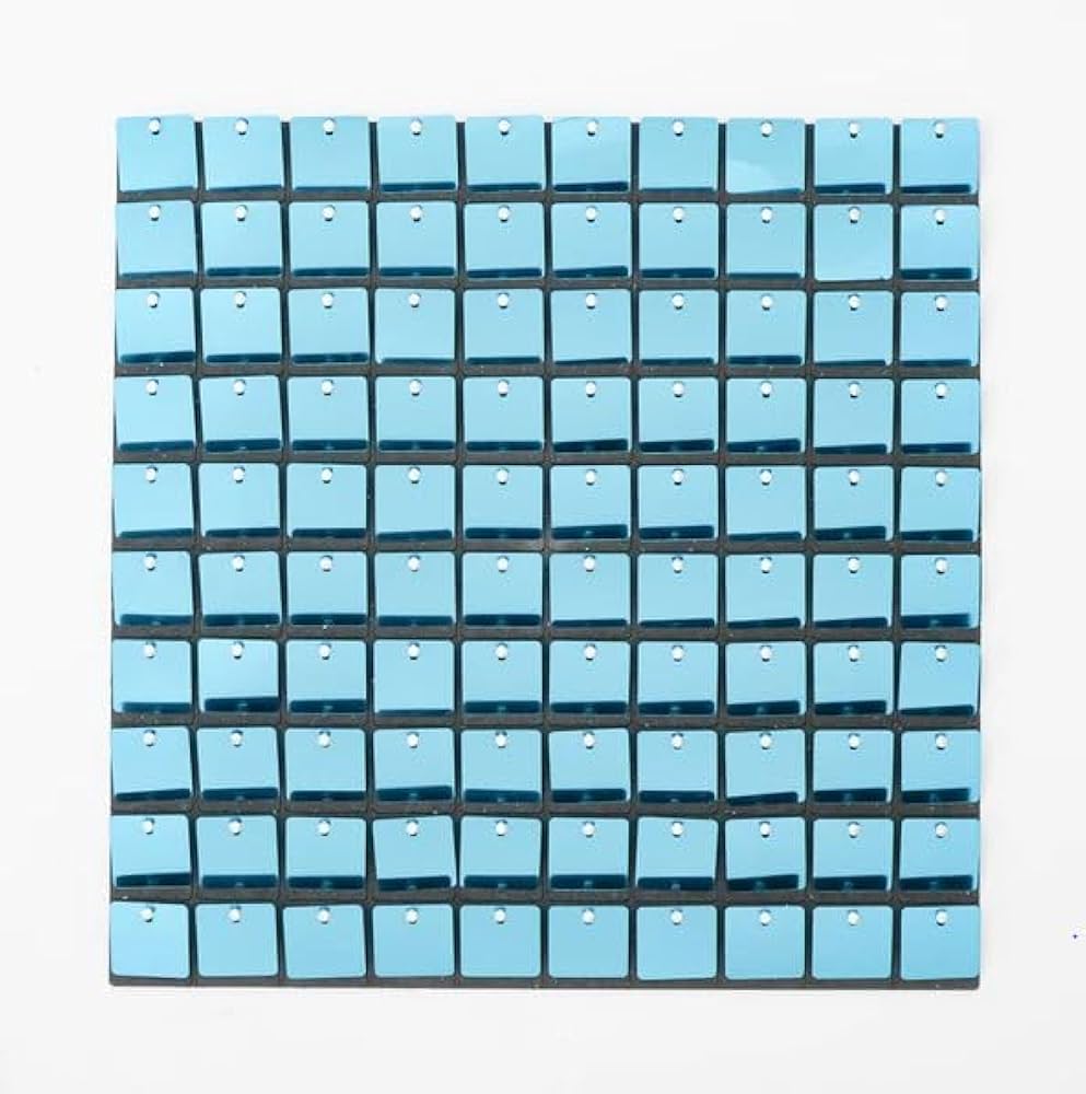 Sequin Panels light Blue 
