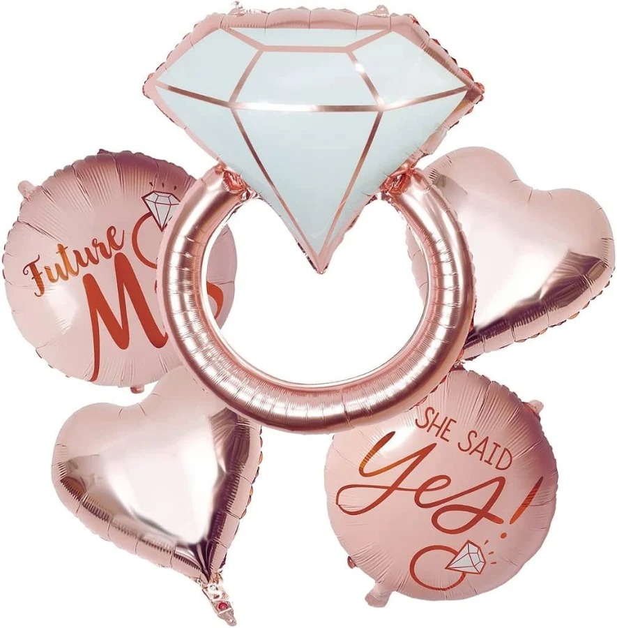 5pcs Ring Foil Balloon 