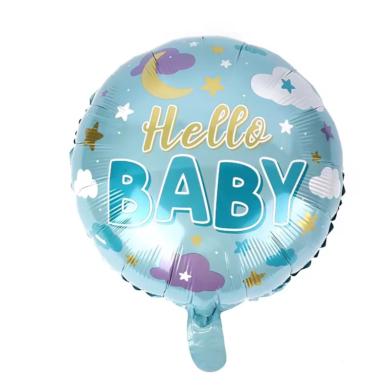 Hello Baby Foil Balloon( Blue)