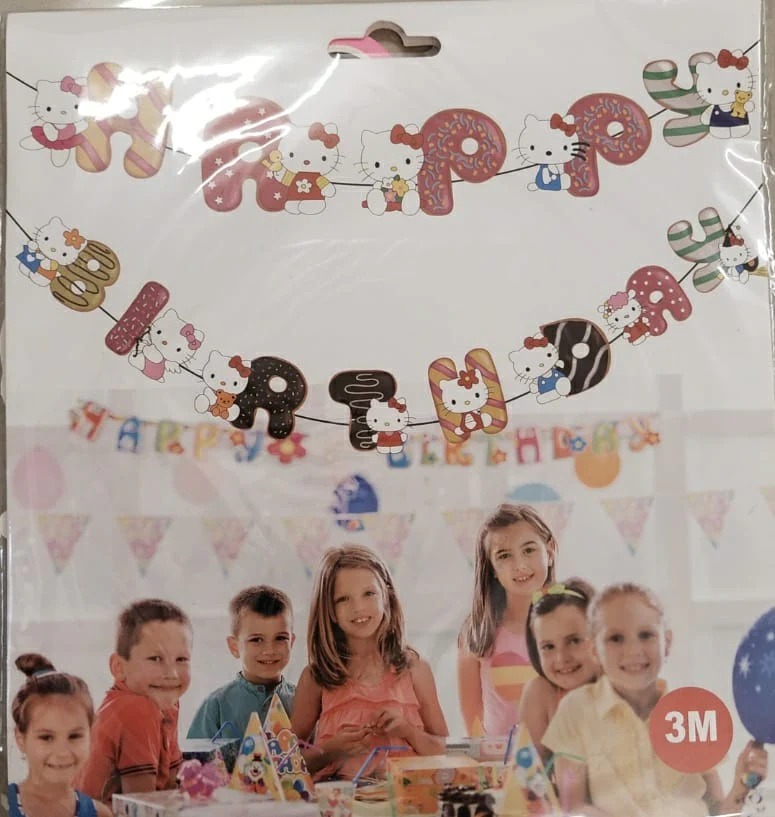 Kitty Happy Birthday BANNER