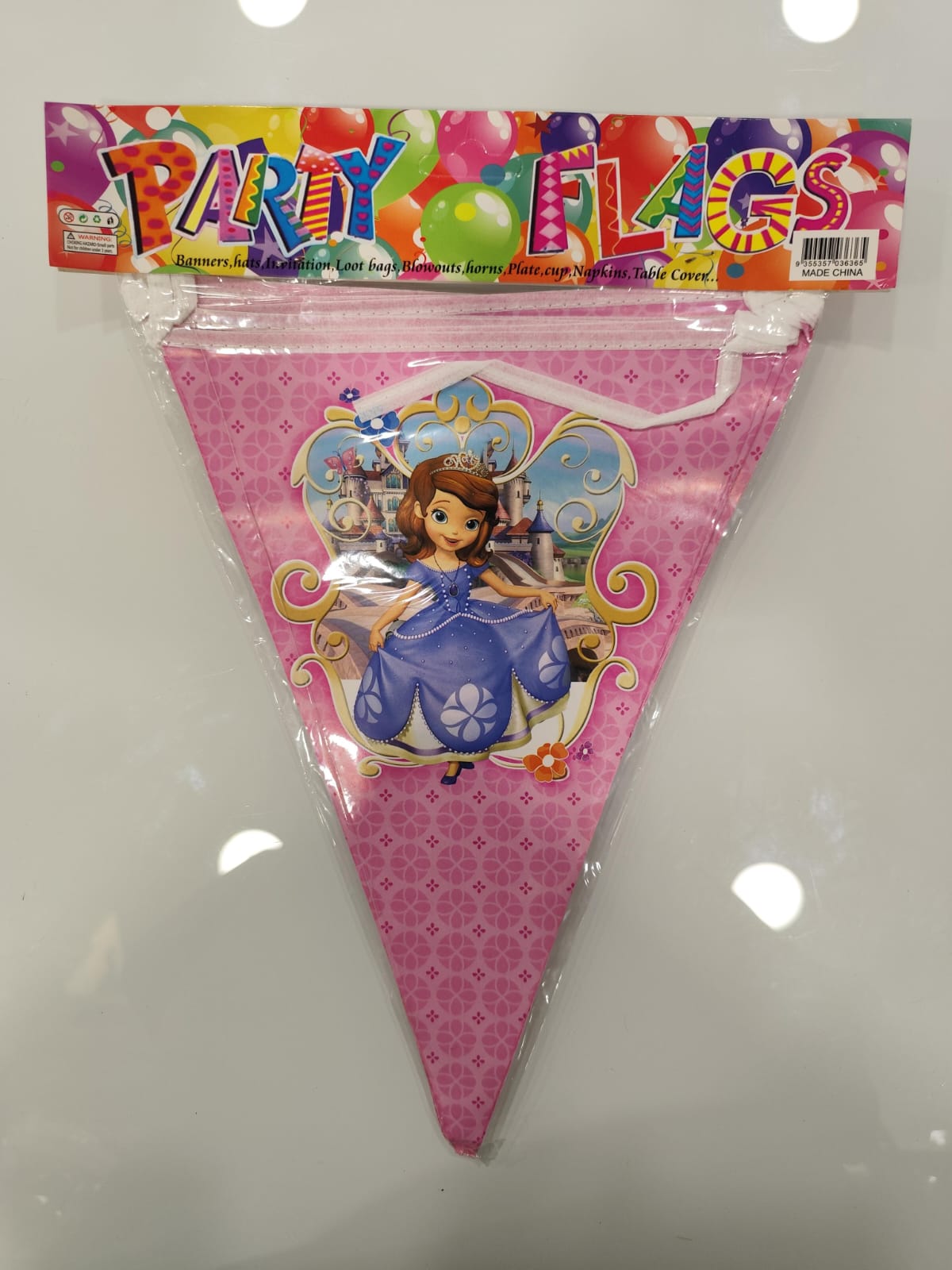 Sofia Princess Triangle Banner