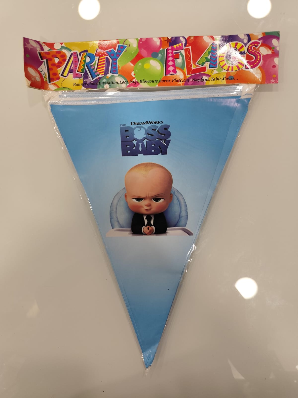 Boss Baby Triangle Banner