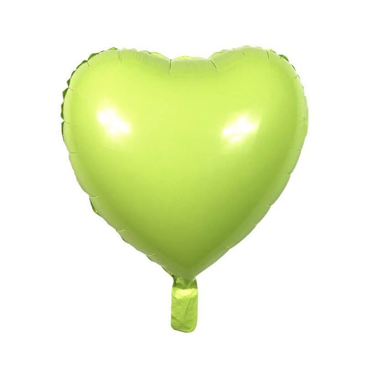 Pastel Green Heart Balloon (10Pcs pack) 