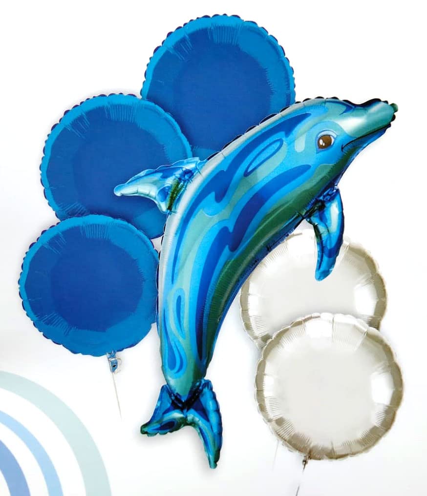 Dolphin - shaped Foil Balloon 