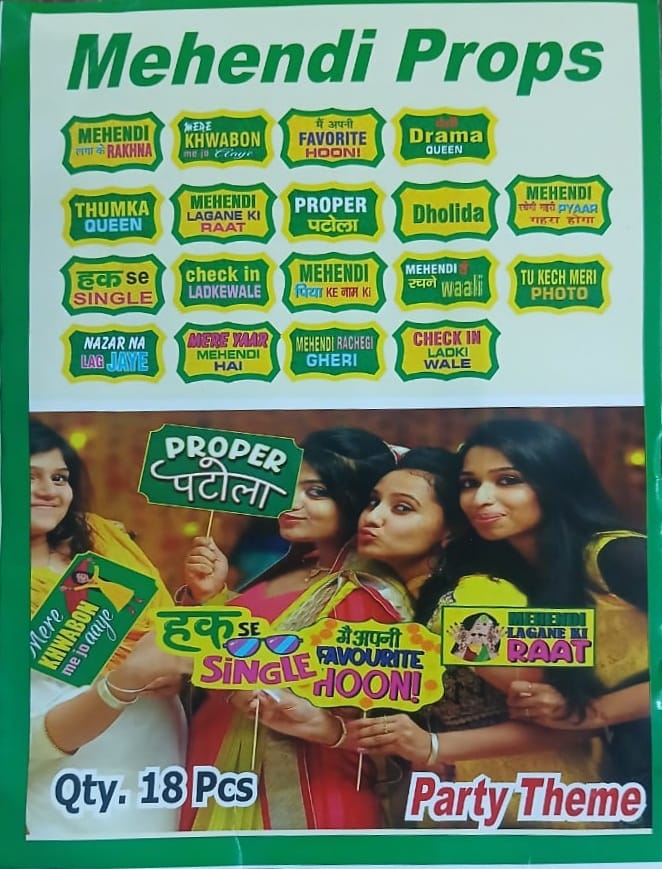 Mehendi Props 