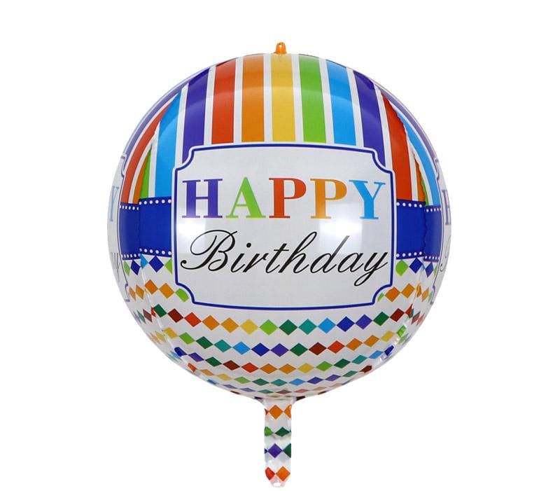 HBD Round Foil Balloon