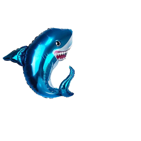 Shark-Shaped Foil Balloon