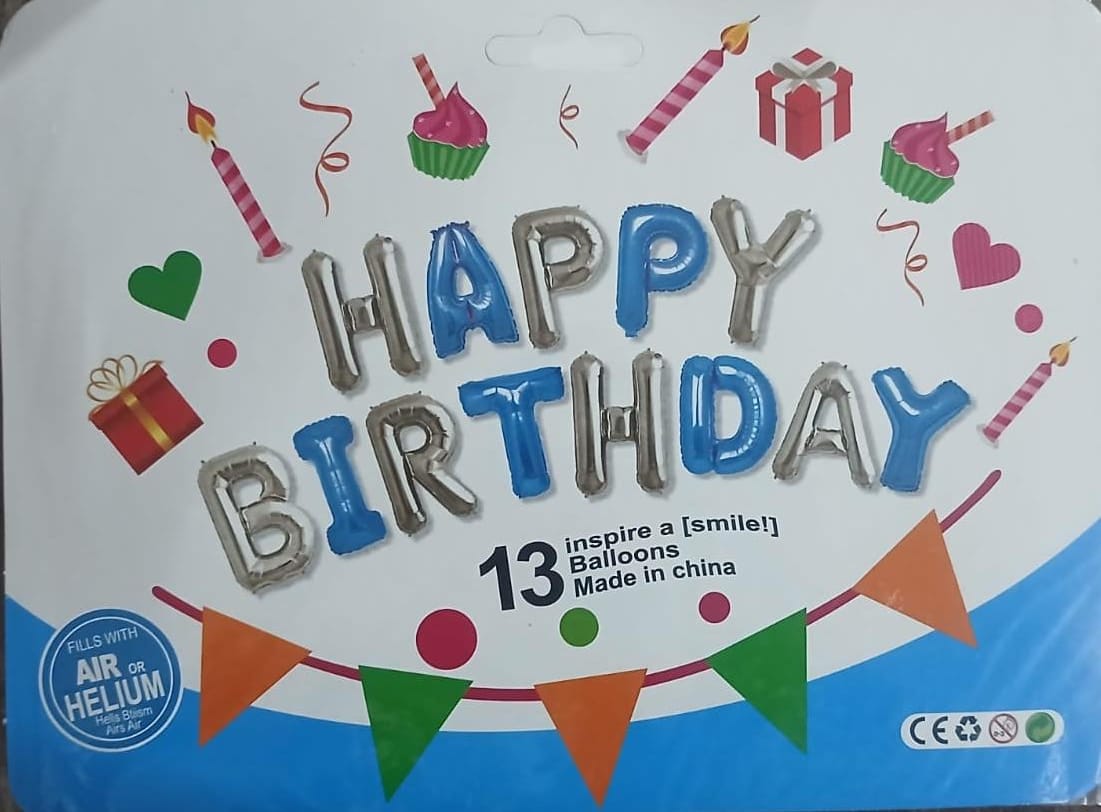 HAPPY BIRTHDAY FOIL BALLOON