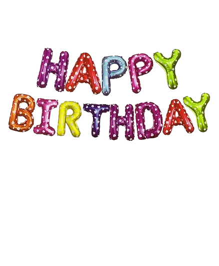 Happy Birthday Foil 