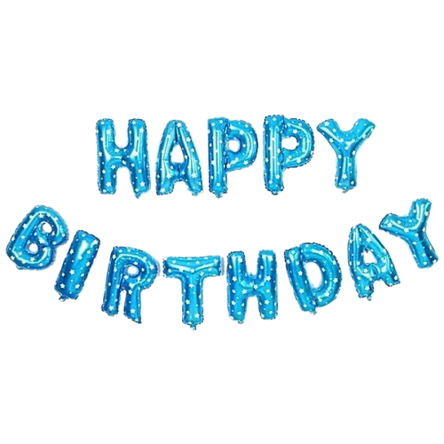 Happy Birthday Foil 