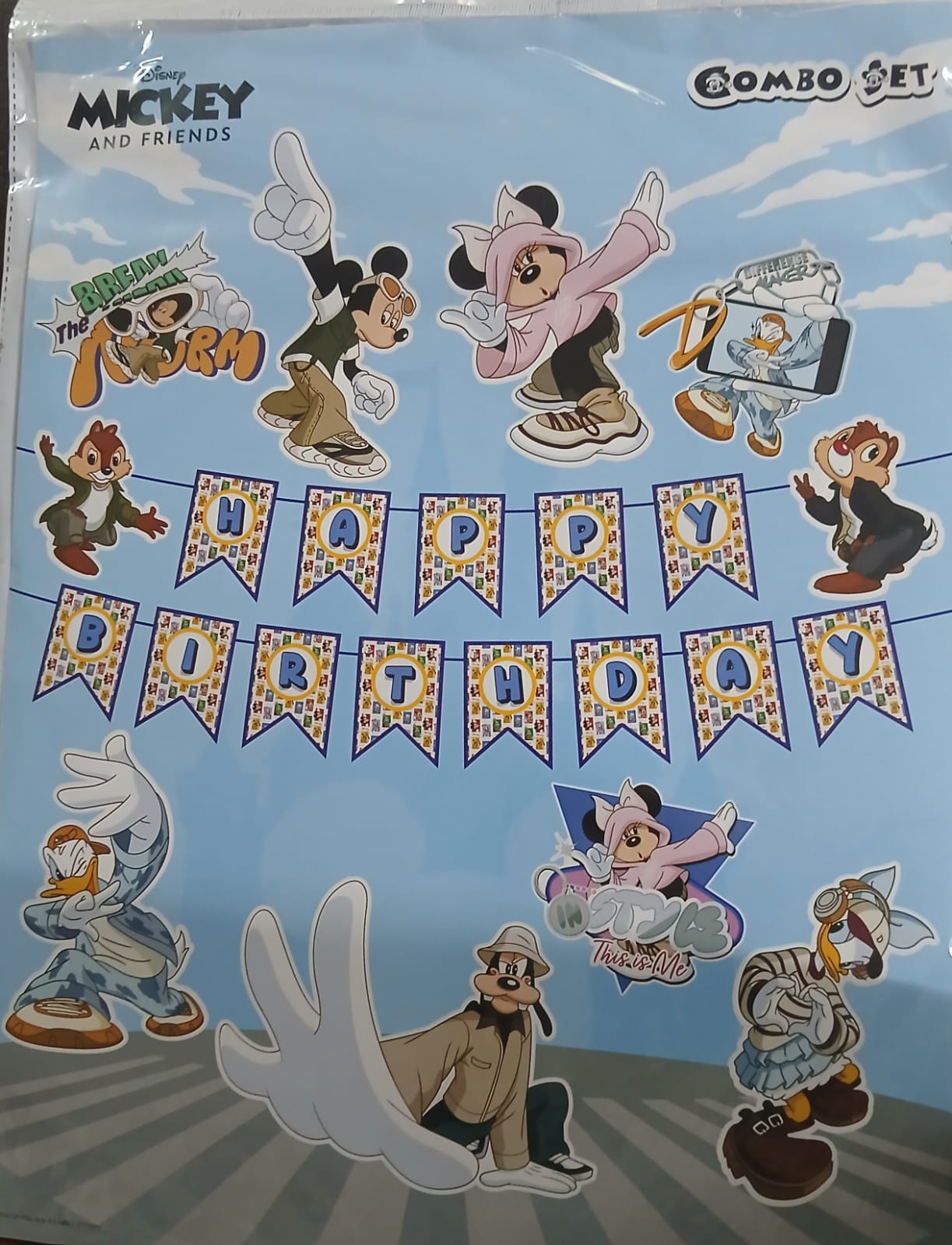 MINNIE MOUSE PAPER COMBO SET KIT 