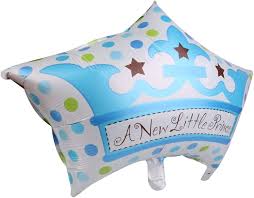 Crown Foil Balloon (Blue) 
