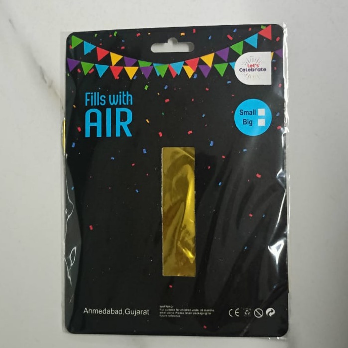 10PCS FOIL ALPHABET