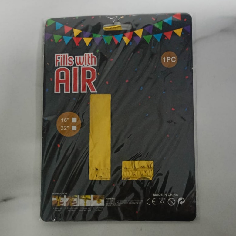 10PCS FOIL ALPHABET