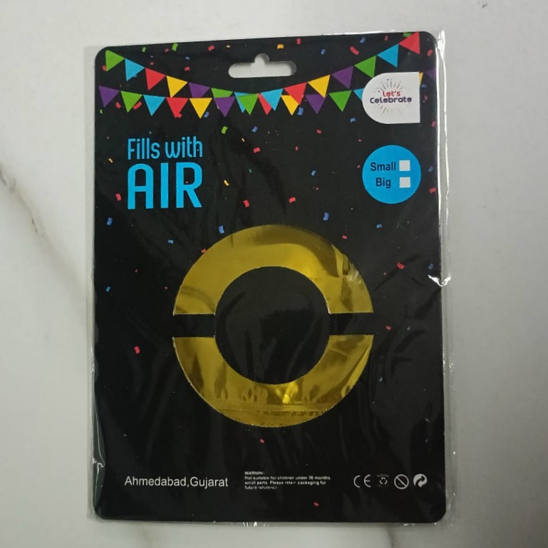 10PCS FOIL ALPHABET