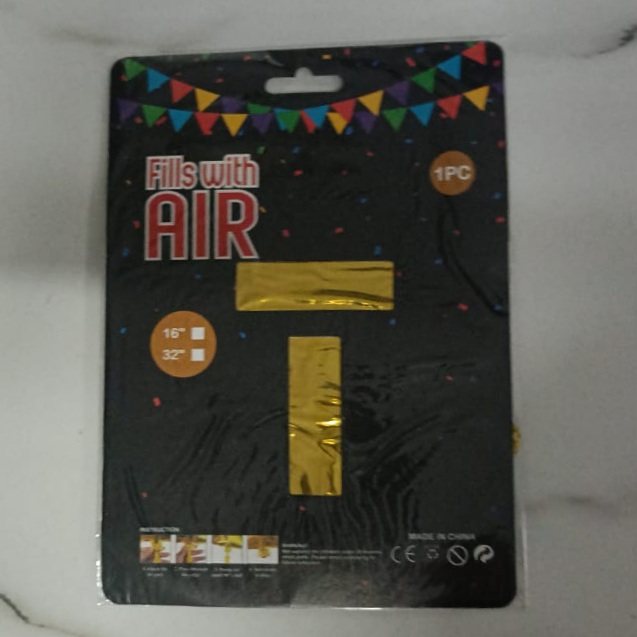 10PCS FOIL ALPHABET