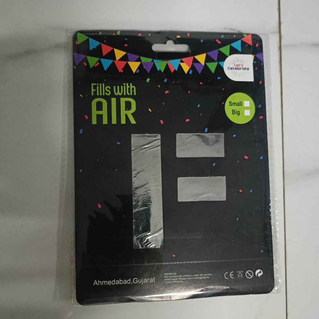 10PCS FOIL ALPHBET